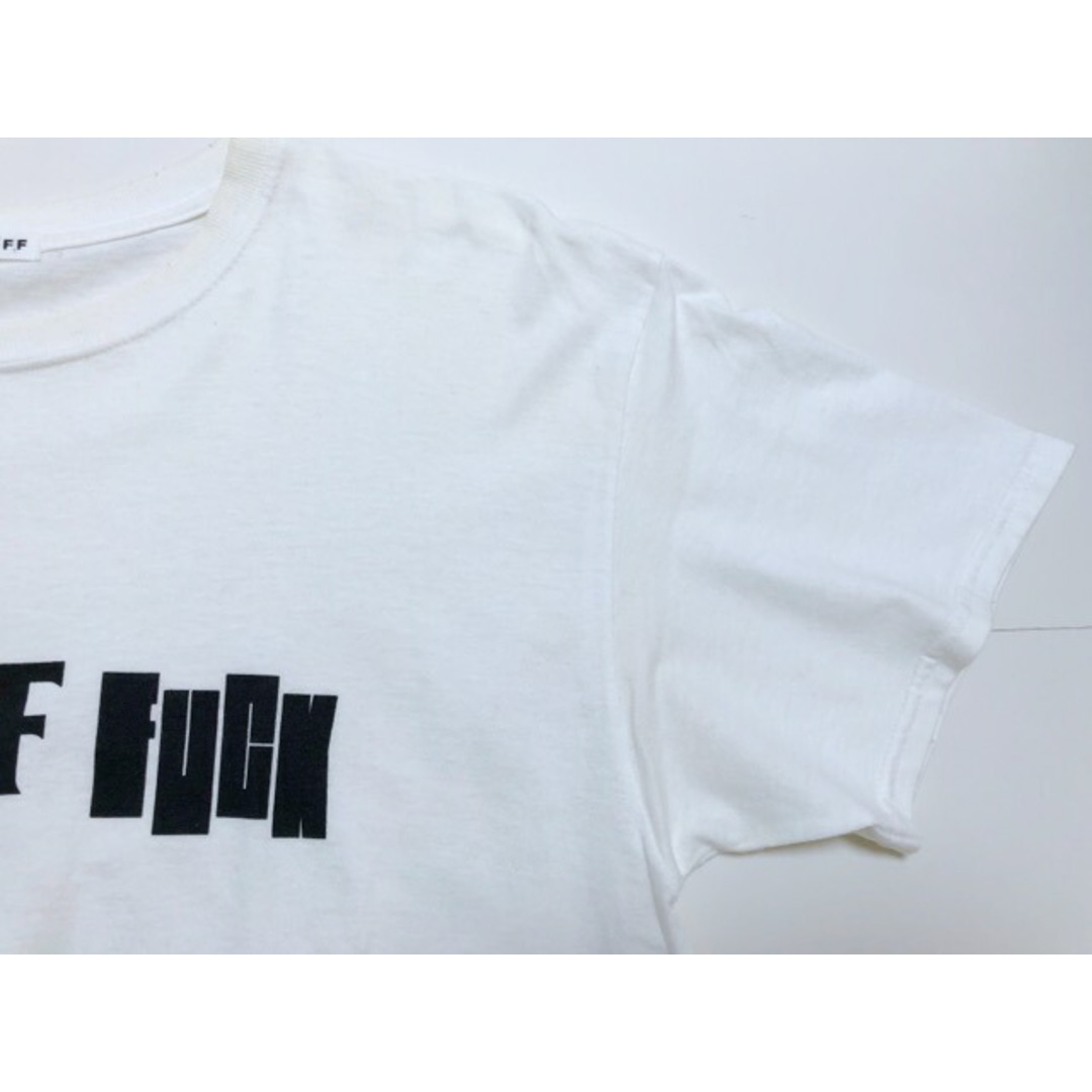 F-LAGSTUF-F(フラグスタフ)のFLAGSTUFF（フラグスタフ）FUCK NO RULES　Tシャツ【中古】【007】 メンズのトップス(Tシャツ/カットソー(半袖/袖なし))の商品写真