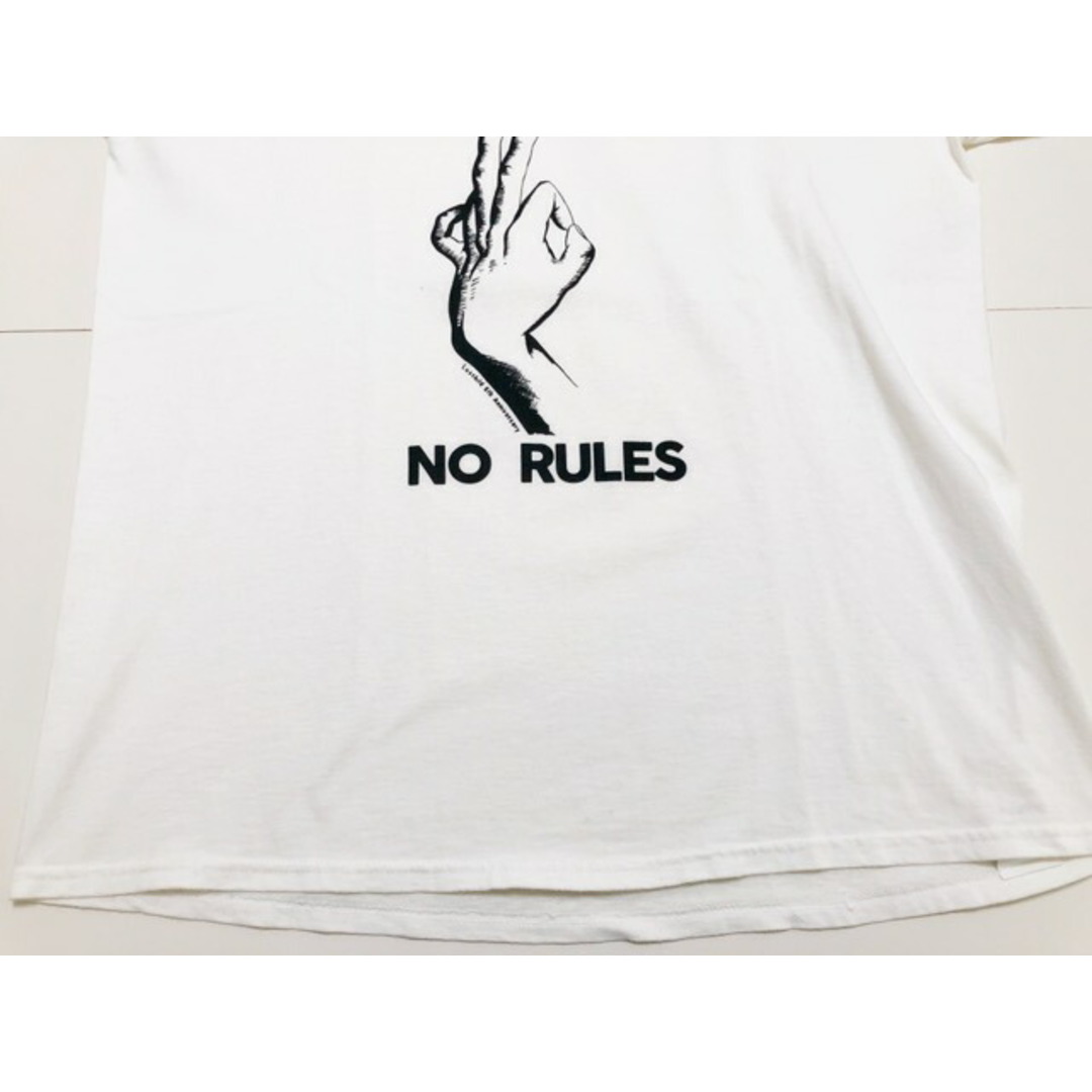 F-LAGSTUF-F(フラグスタフ)のFLAGSTUFF（フラグスタフ）FUCK NO RULES　Tシャツ【中古】【007】 メンズのトップス(Tシャツ/カットソー(半袖/袖なし))の商品写真