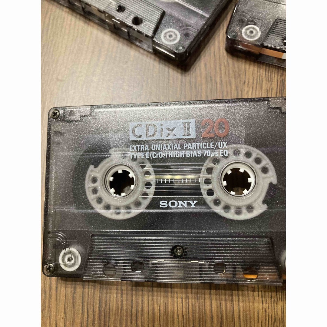 SONY(ソニー)の使用済みカセットテープ　SONYハイポジション　CDix II20分　合計5本 スマホ/家電/カメラのオーディオ機器(その他)の商品写真