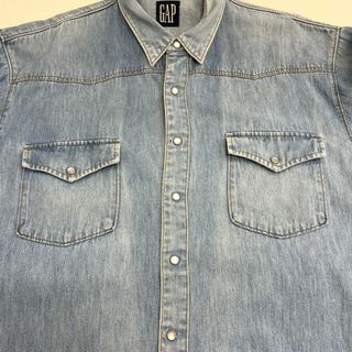 GAP - 90's US古着 オールドギャップ OLD GAP デニム ウエスタンシャツ