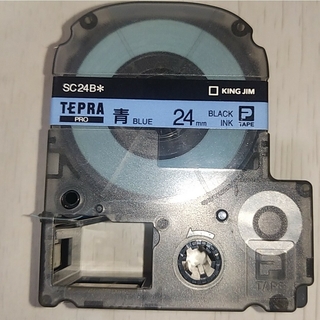 キングジム(キングジム)のTEPRA PRO TAPEテプラプロテープ 青 ２４㎜(テープ/マスキングテープ)