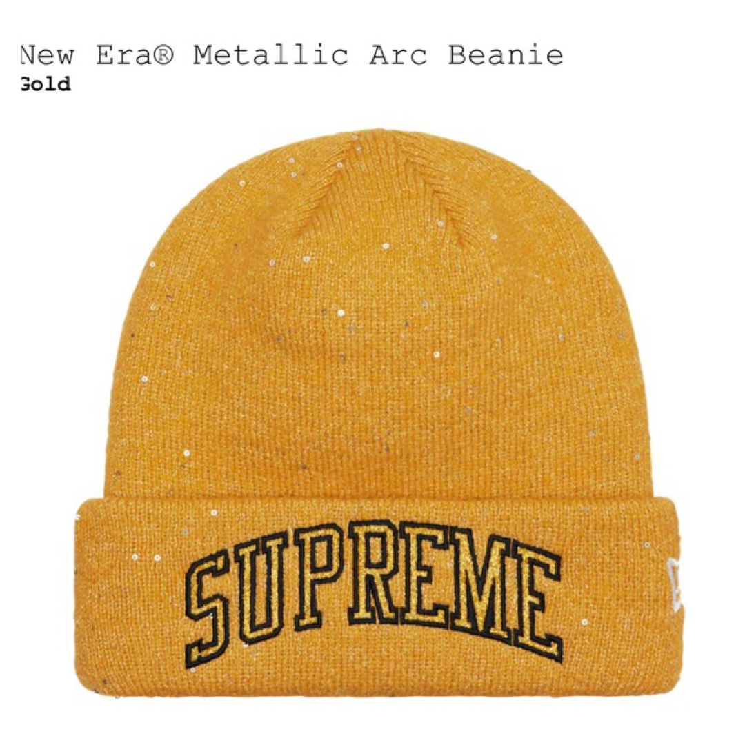 Supreme(シュプリーム)のSupreme New Era® Metallic Arc Beanie メンズの帽子(ニット帽/ビーニー)の商品写真