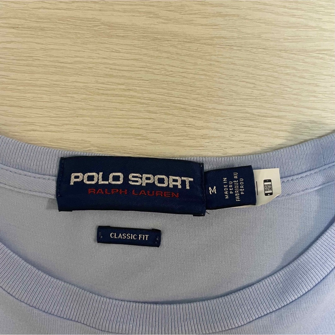 POLO RALPH LAUREN(ポロラルフローレン)のpolosportsスカイブルーロゴtシャツ半袖ラルフポロスポーツストリート メンズのトップス(Tシャツ/カットソー(半袖/袖なし))の商品写真