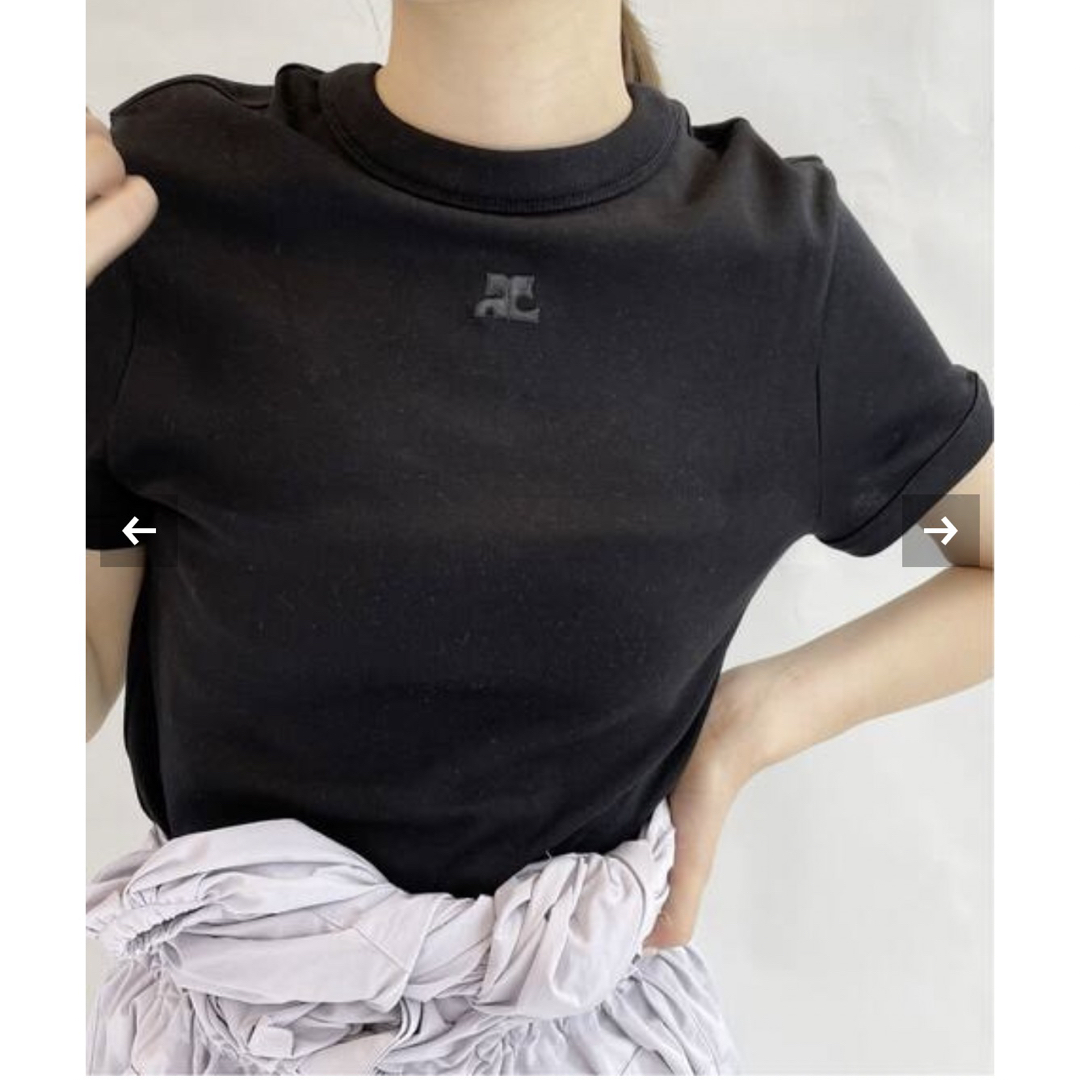 【COURREGES/クレージュ】 COTTON RIB TEE SHIRTS