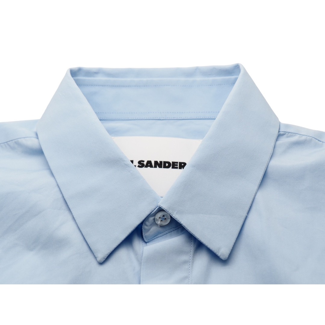 JIL SANDER ジルサンダー 長袖シャツ クラシック コットン ブルー サイズ40 MP244300 美品  53309