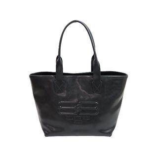 バレンシアガ(Balenciaga)の新品同様 BALENCIAGA バレンシアガ トートバッグ JUMBO S TOTE ブラック レザー BBロゴ 中古 シルバー金具 53366(トートバッグ)