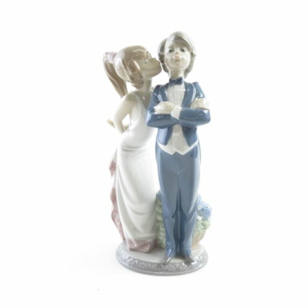 美品 LLADRO リヤドロ 5555 「すてきよ！」 フィギュリン 1点 人形 オブジェ インテリア SY6640Kインテリア/住まい/日用品