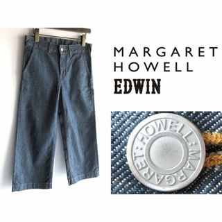 マーガレットハウエル(MARGARET HOWELL)のマーガレットハウエル別注 EDWIN デニムワークパンツ 27×21(デニム/ジーンズ)