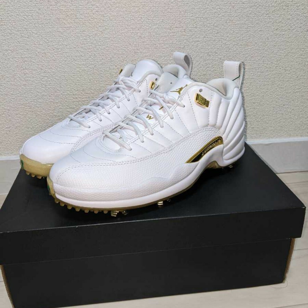 NIKEナイキAIR JORDAN12 LOW GOLF ゴールド 26.0cm