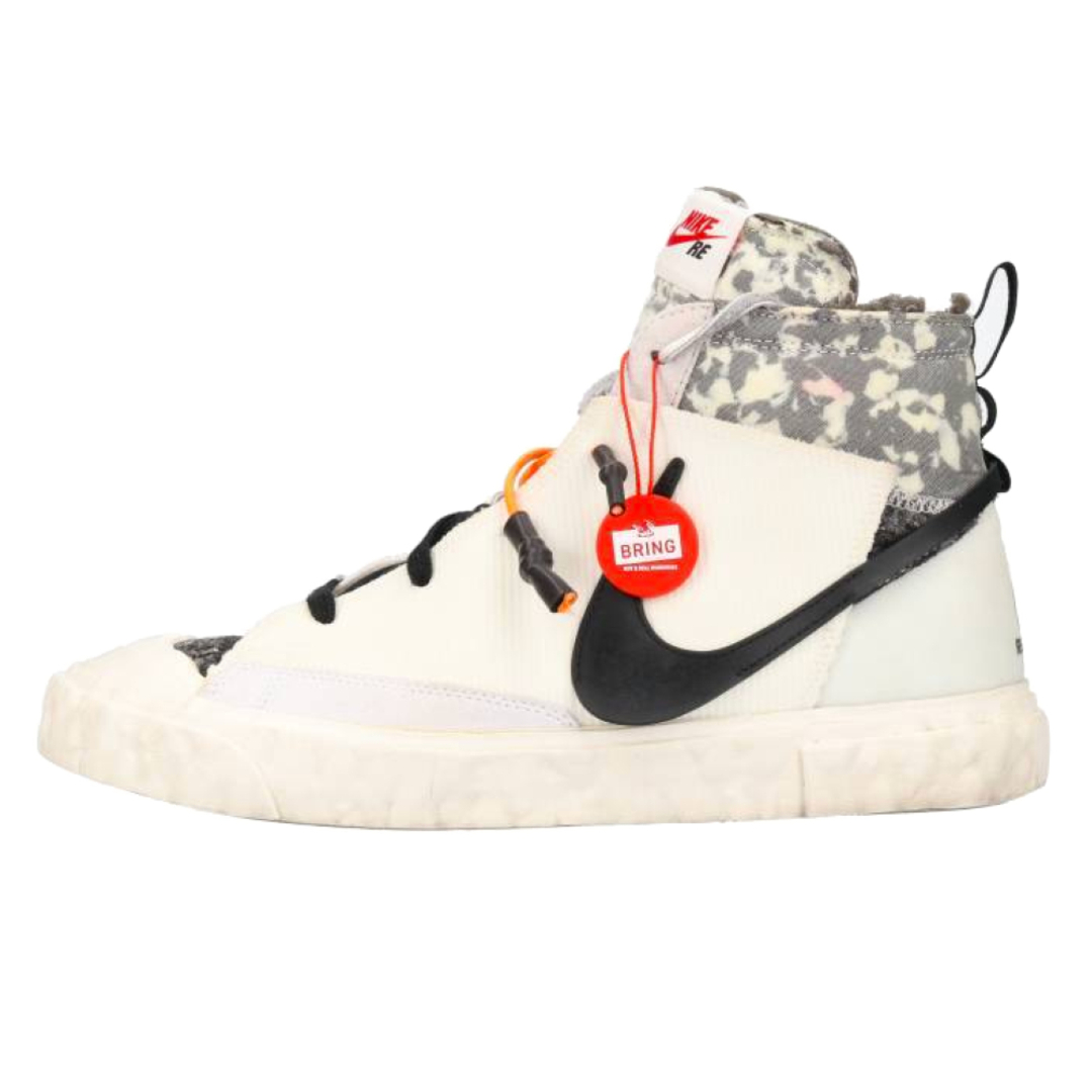 NIKE　ホワイト　BLAZER　MADE　21SS　(レディメイド)　×READY　NIKE　ナイキ　×レディメイド　ブレザーミッド　MID　R/M　再構築ミッドカットスニーカー