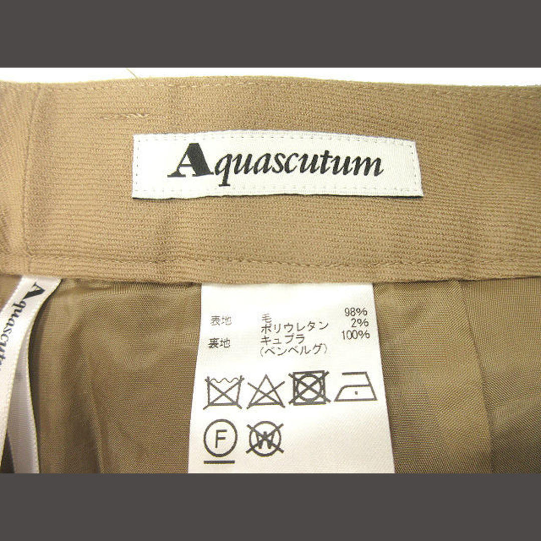 AQUA SCUTUM(アクアスキュータム)のAQUASCUTUM 22AW ハイカウントフラノ ワイドパンツ 8 レディースのパンツ(その他)の商品写真