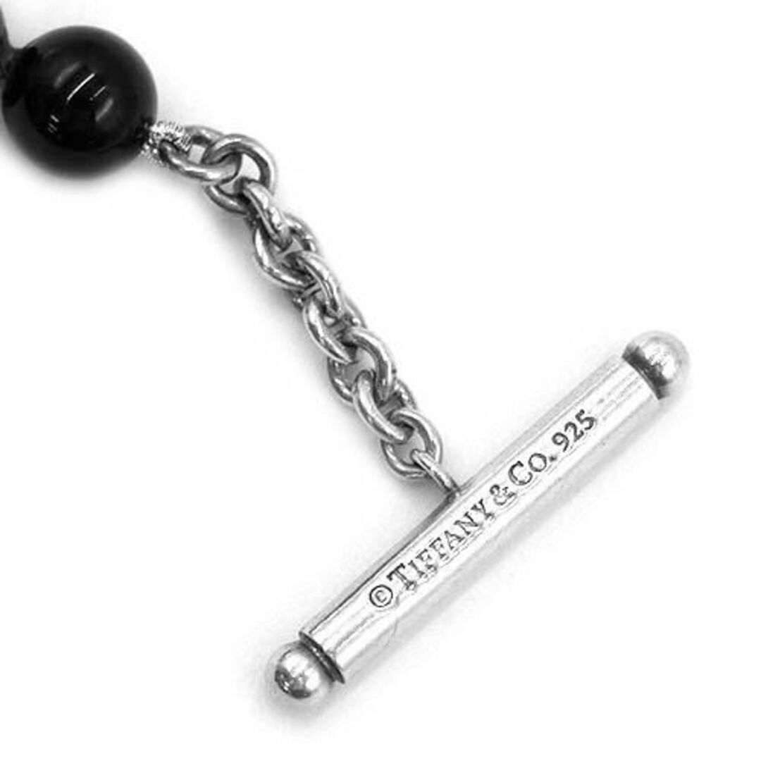 Tiffany & Co.(ティファニー)のティファニー ストーン ブレスレット ブラックxシルバー 03232 レディースのアクセサリー(ブレスレット/バングル)の商品写真