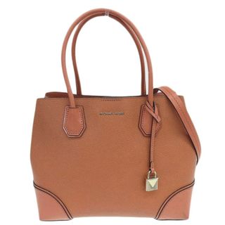 マイケルコース(Michael Kors)の美品マイケルコース MICHAEL KORS レザー 2WAY ハンドバッグ トートバッグ ショルダー オレンジ Y01629(ハンドバッグ)