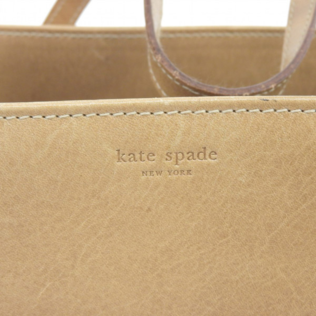 kate spade new york(ケイトスペードニューヨーク)のケイトスペード kate spade レザー トートバッグ ライトブラウン Y01630 レディースのバッグ(トートバッグ)の商品写真