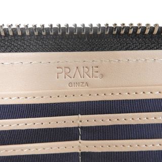 新品 プレリー PRARE パティーヌ レザー L字ファスナー長財布 ブラック Y01645