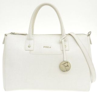 フルラ(Furla)のフルラ FURLA レザー 2WAY ハンド バッグ 白 ホワイト ゴールド金具 Y01690(その他)