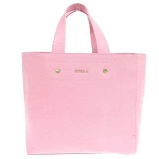 フルラ(Furla)のフルラ FURLA ロゴ 2ルーム トート ハンド バッグ ピンク ゴールド金具 Y01693(その他)