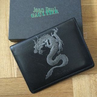 ジャンポール・ゴルチエ ドラゴン柄 パスケース/定期入れ