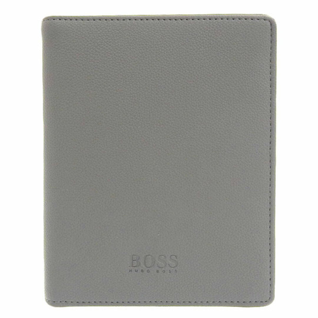 ヒューゴボス HUGO BOSS マルチケース カードケース 小物入れ ポーチ付 グレー Y01711