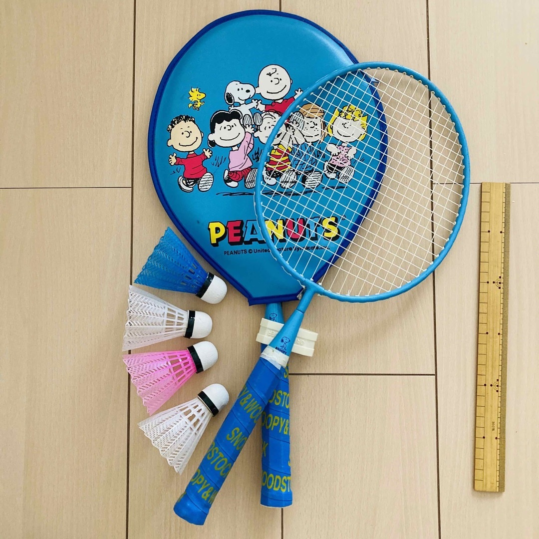 SNOOPY - 【ほぼ新品】スヌーピ バドミントン ラケットセットの通販 by