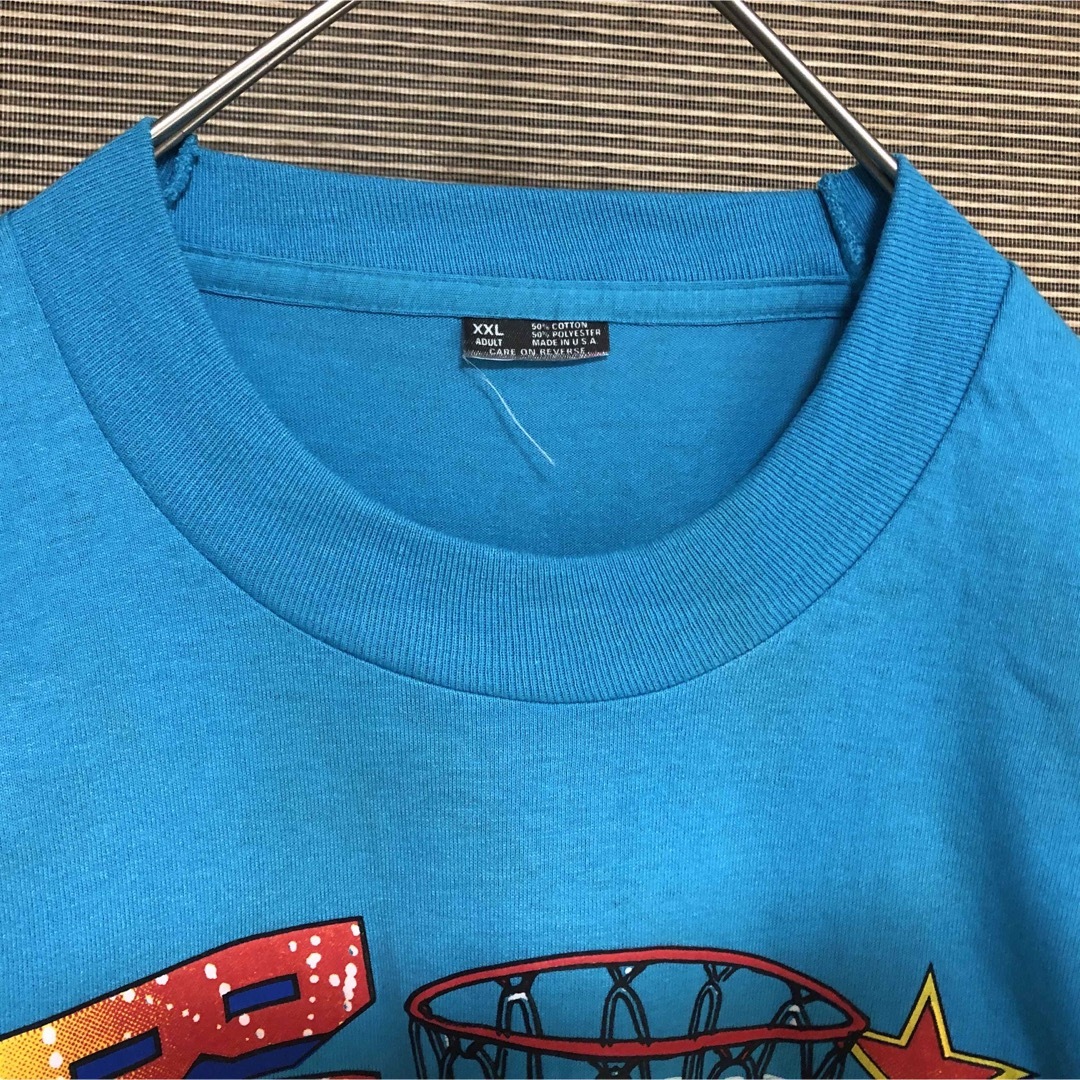 【USA製】半袖Tシャツ　バスケ　バッシュ　シングルステッチ　ビンテージ42 メンズのトップス(Tシャツ/カットソー(半袖/袖なし))の商品写真