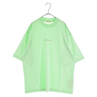 マルニ(Marni)のMARNI マルニ クルーネック ミニロゴ半袖Tシャツカットソー HUMU0223P1 USCS87 グリーン(Tシャツ/カットソー(半袖/袖なし))