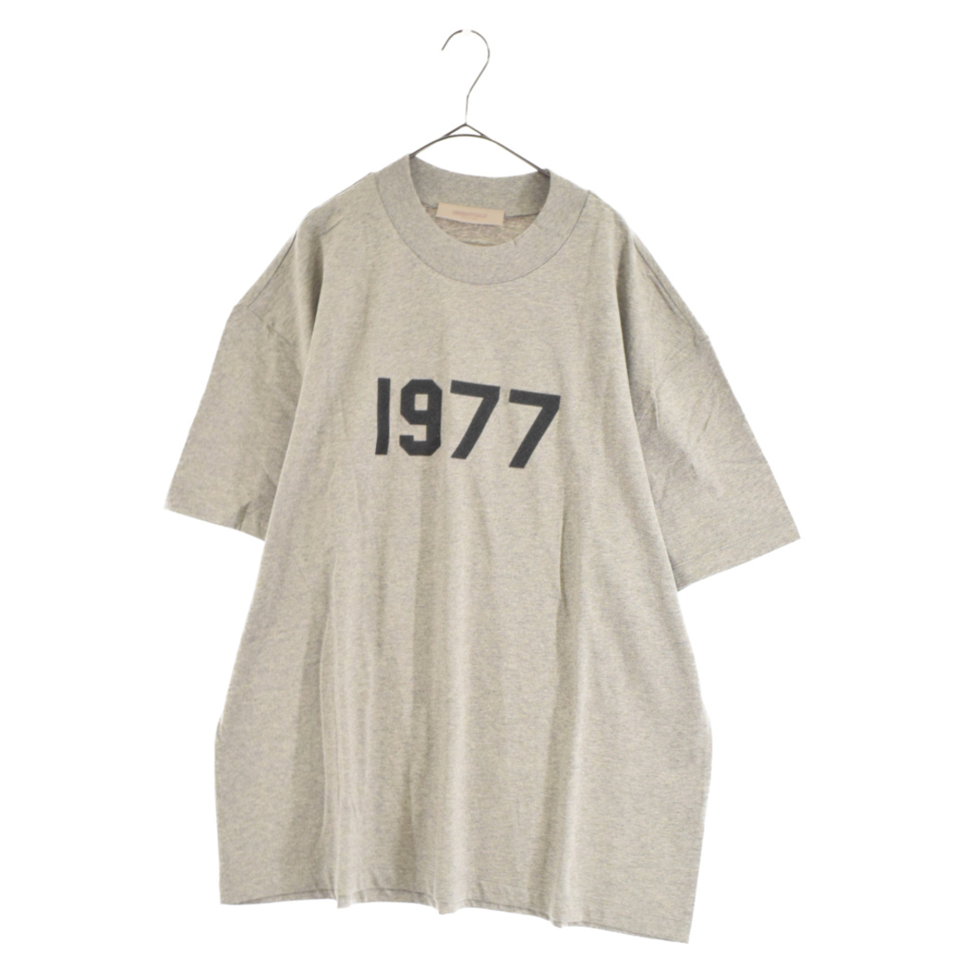 58センチ袖丈FOG Essentials エフオージー エッセンシャルズ 1977 SS TEE フロントロゴプリント 半袖Tシャツ グレー