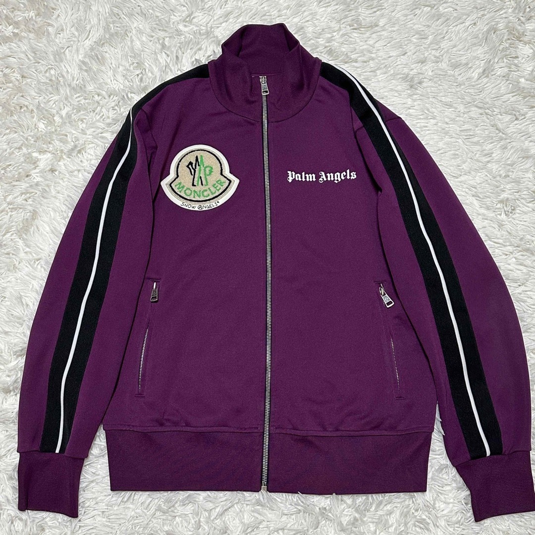 希少 モンクレール PALM ANGELS 紫 トラックジャケット | フリマアプリ ラクマ