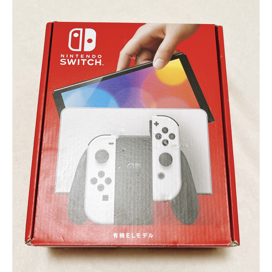 新品未使用品】Nintendo Switch任天堂スイッチ有機ＥＬホワイト本体の+