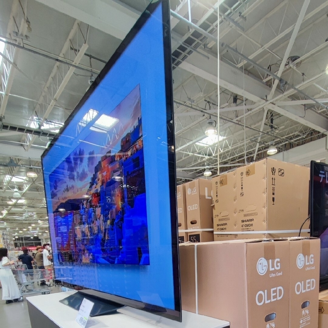 LG Electronics(エルジーエレクトロニクス)のLG 77インチ 4K有機ELテレビ OLED77B2PJA スマホ/家電/カメラのテレビ/映像機器(テレビ)の商品写真