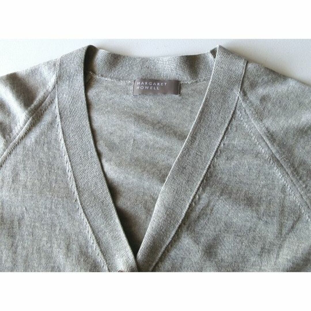 美品 マーガレットハウエル SUPERFINE COTTON カーディガン