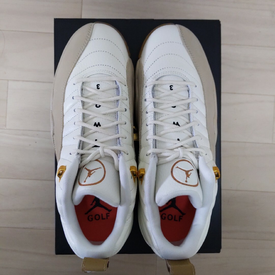 NIKEナイキAIRJORDAN12LOW GOLF Driftwood26.5