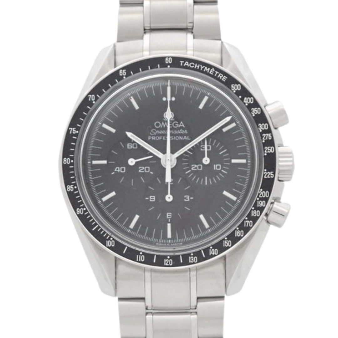 オメガ スピードマスター プロフェッショナル 手巻き 腕時計 ステンレススチール SS ブラック 1999年1月購入 3570.50 メンズ 40802060538