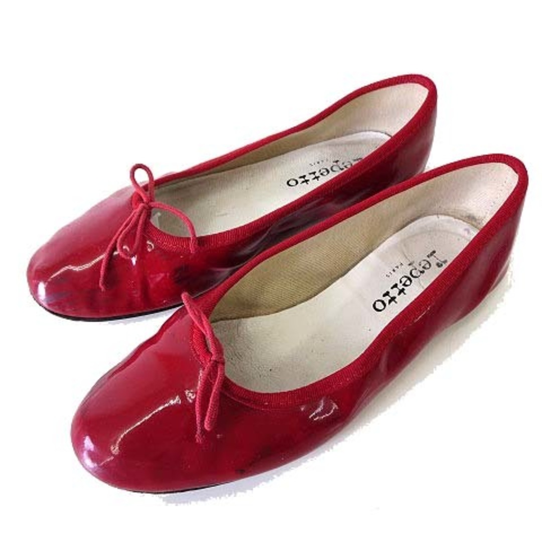 repetto レペット サンドリオン バレエシューズ パテント 37.5 赤 23.7cmの通販 by ベクトル ラクマ店｜レペットならラクマ