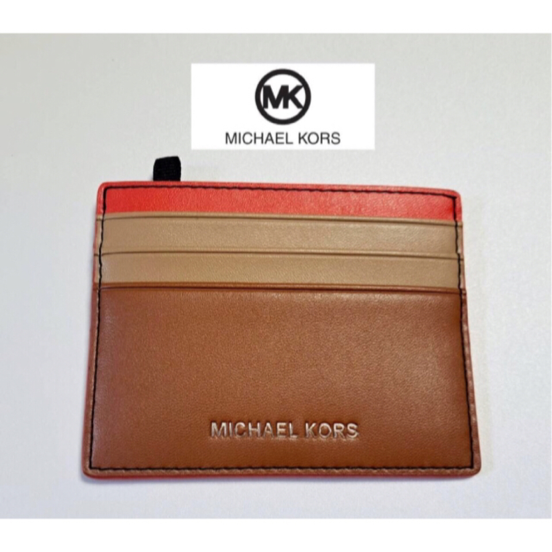 Michael Kors(マイケルコース)の【鑑定済】マイケルコース MICHAEL KORS カードケース MK305 レディースのファッション小物(名刺入れ/定期入れ)の商品写真