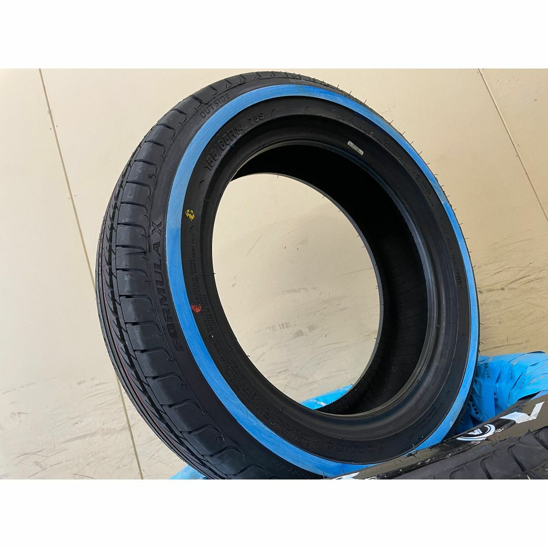 155/65R14 ホワイトリボン タイヤ 4本セット 送料無料！14インチ 自動車/バイクの自動車(タイヤ)の商品写真