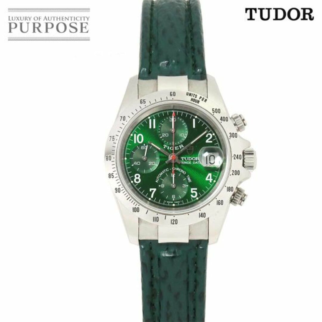 チュードル TUDOR 79380P クロノチック デイト 自動巻き メンズ 美品 _737864【ev10】