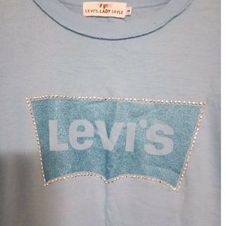 リーバイス(Levi's)のリーバイス スタッズ付 キラキラロゴ入りTシャツ(Tシャツ(半袖/袖なし))