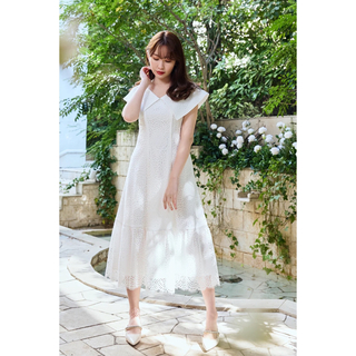 Her lip to - Herlipto como back lace-up dress 最終値下げの通販 by ...