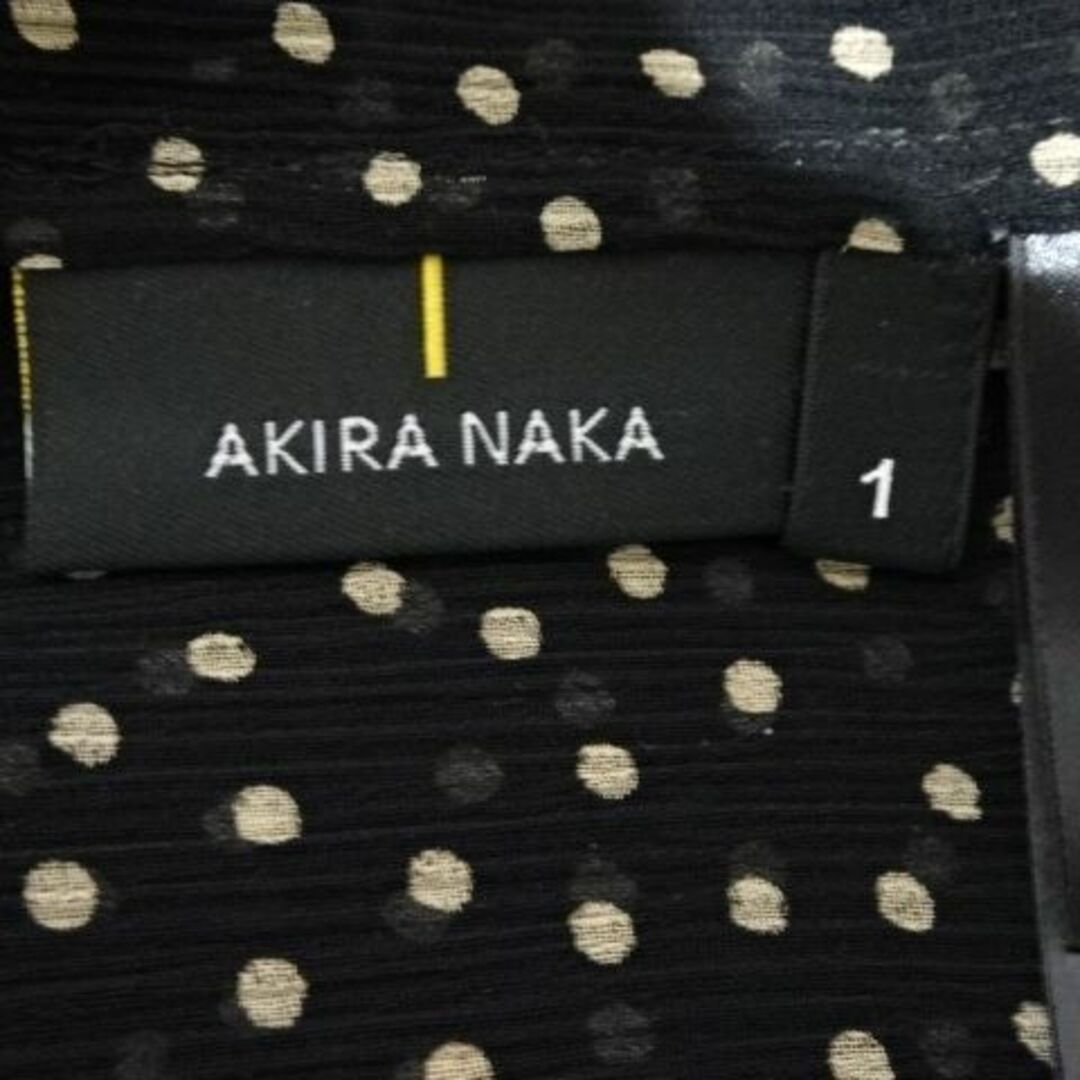AKIRANAKA ワンピース ドット ブラック