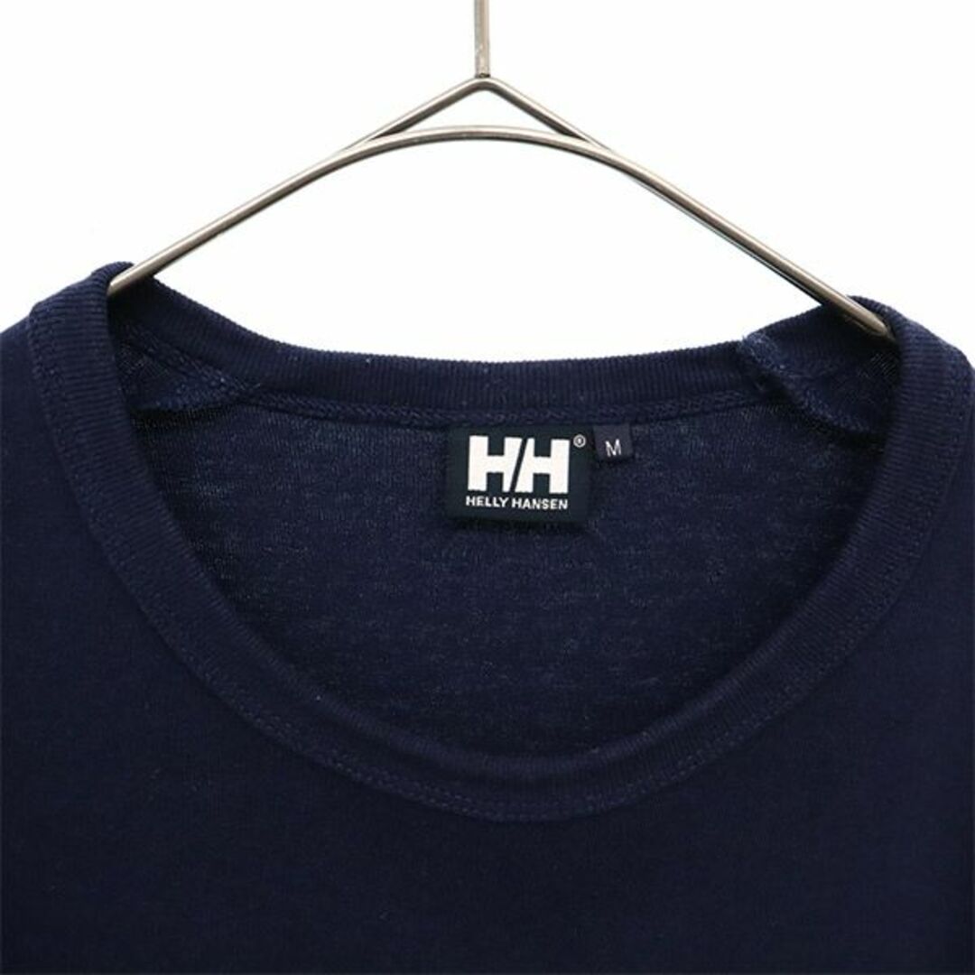 HELLY HANSEN(ヘリーハンセン)のヘリーハンセン プリント 半袖 Tシャツ M ネイビー HELLY HANSEN メンズ 【中古】  【230818】 メンズのトップス(Tシャツ/カットソー(半袖/袖なし))の商品写真