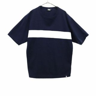 ヘリーハンセン(HELLY HANSEN)のヘリーハンセン プリント 半袖 Tシャツ M ネイビー HELLY HANSEN メンズ 【中古】  【230818】(Tシャツ/カットソー(半袖/袖なし))