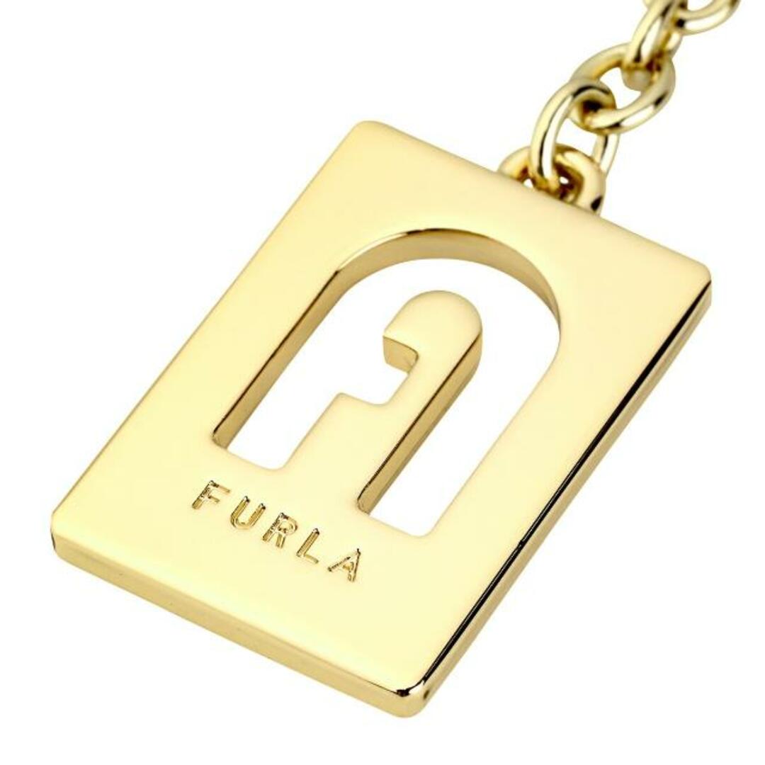 Furla(フルラ)の新品 フルラ FURLA キーホルダー クリスタル KEYRING ARCH ゴールド/ネロ レディースのファッション小物(キーホルダー)の商品写真