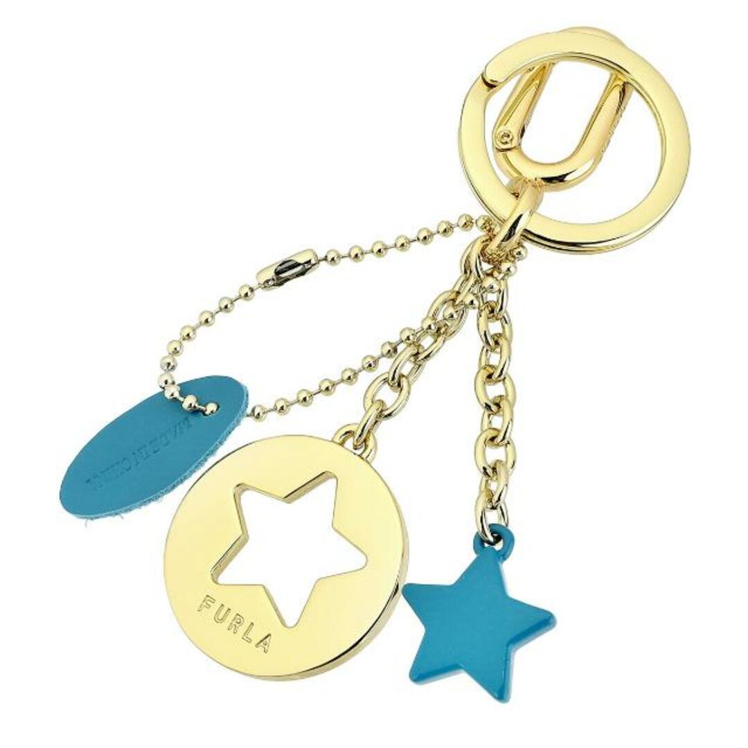 Furla(フルラ)の新品 フルラ FURLA キーホルダー クリスタル KEYRING STAR ゴールド/オリンピック レディースのファッション小物(キーホルダー)の商品写真