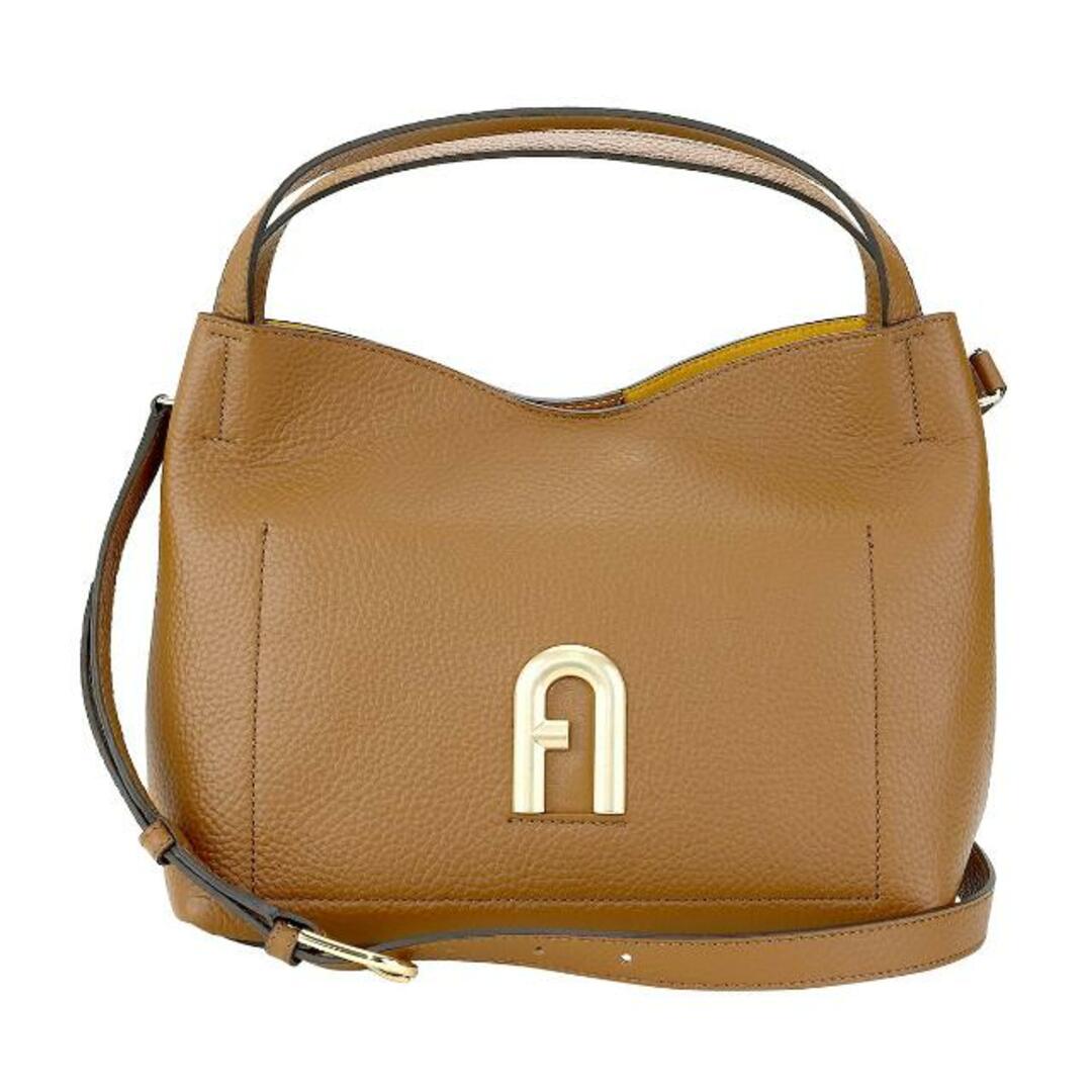 新品 フルラ FURLA ハンドバッグ プリムラ HOBOBAG S コニャック