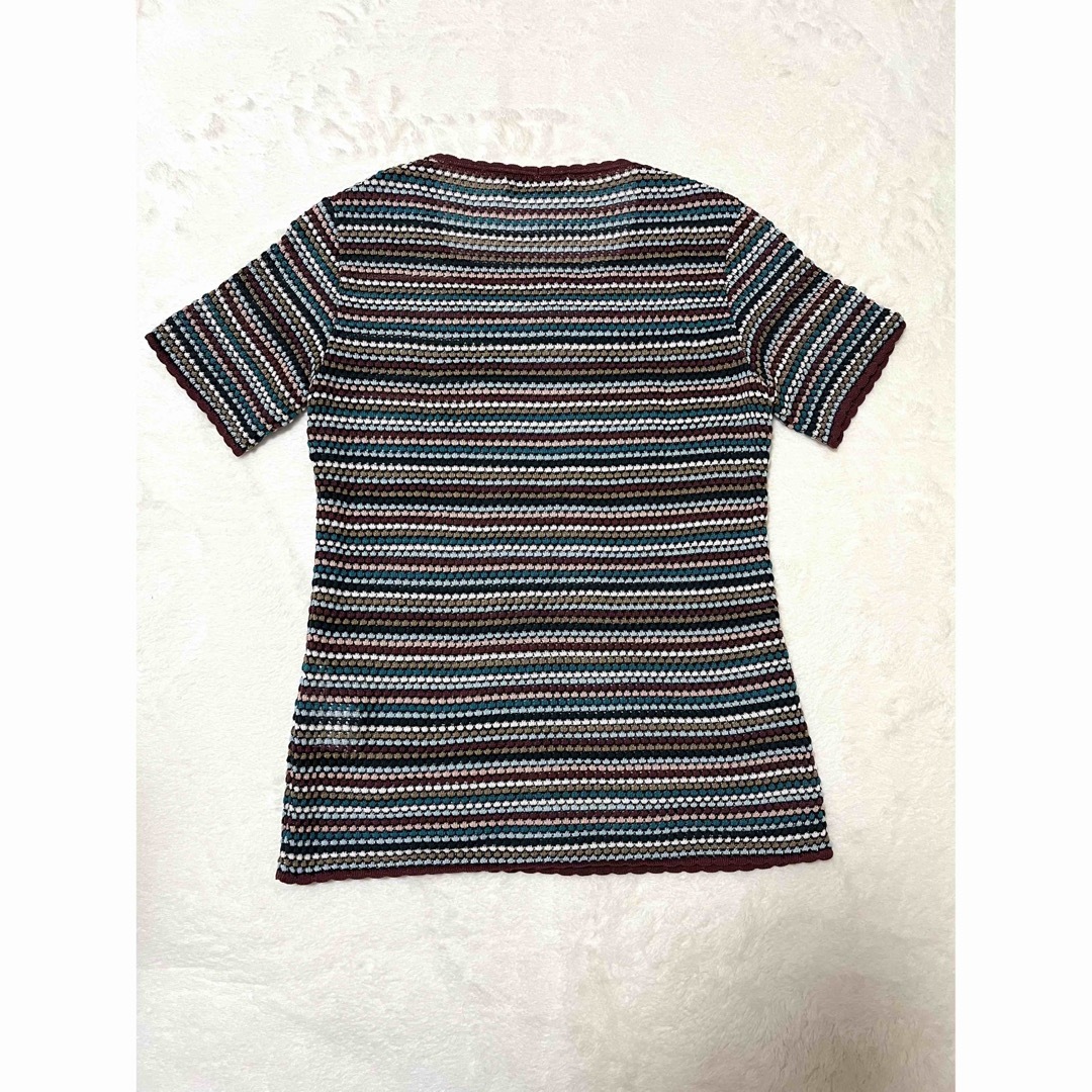 MISSONI(ミッソーニ)のMISSONI ミッソーニ サマーニット カラフル Mサイズ メンズのトップス(ニット/セーター)の商品写真