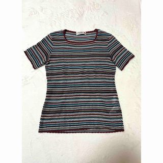 ミッソーニ(MISSONI)のMISSONI ミッソーニ サマーニット カラフル Mサイズ(ニット/セーター)