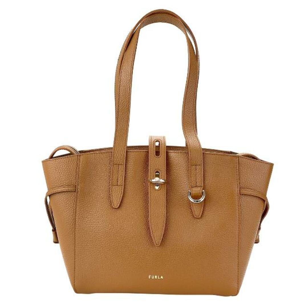 新品 フルラ FURLA トートバッグ ネット S TOTEBAG コニャック