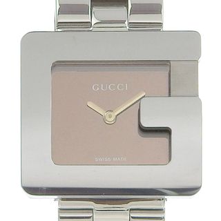 グッチ(Gucci)の【GUCCI】グッチ Gウオッチ 3600L ステンレススチール シルバー クオーツ アナログ表示 レディース ブラウン文字盤 腕時計(腕時計)