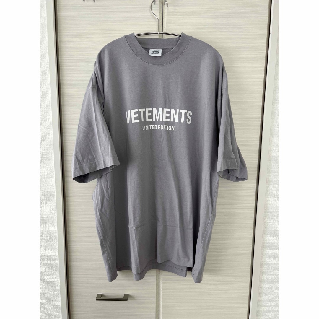 23SS【新品】VETEMENTS ヴェトモン ロゴオーバーサイズ Ｔシャツ S